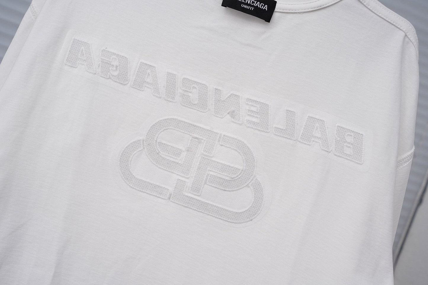 Balenciaga Tonal Logo Graphic T-Shirt — detail