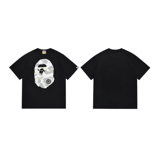 BAPE Camo Ape Face Graphic T-Shirt — hero