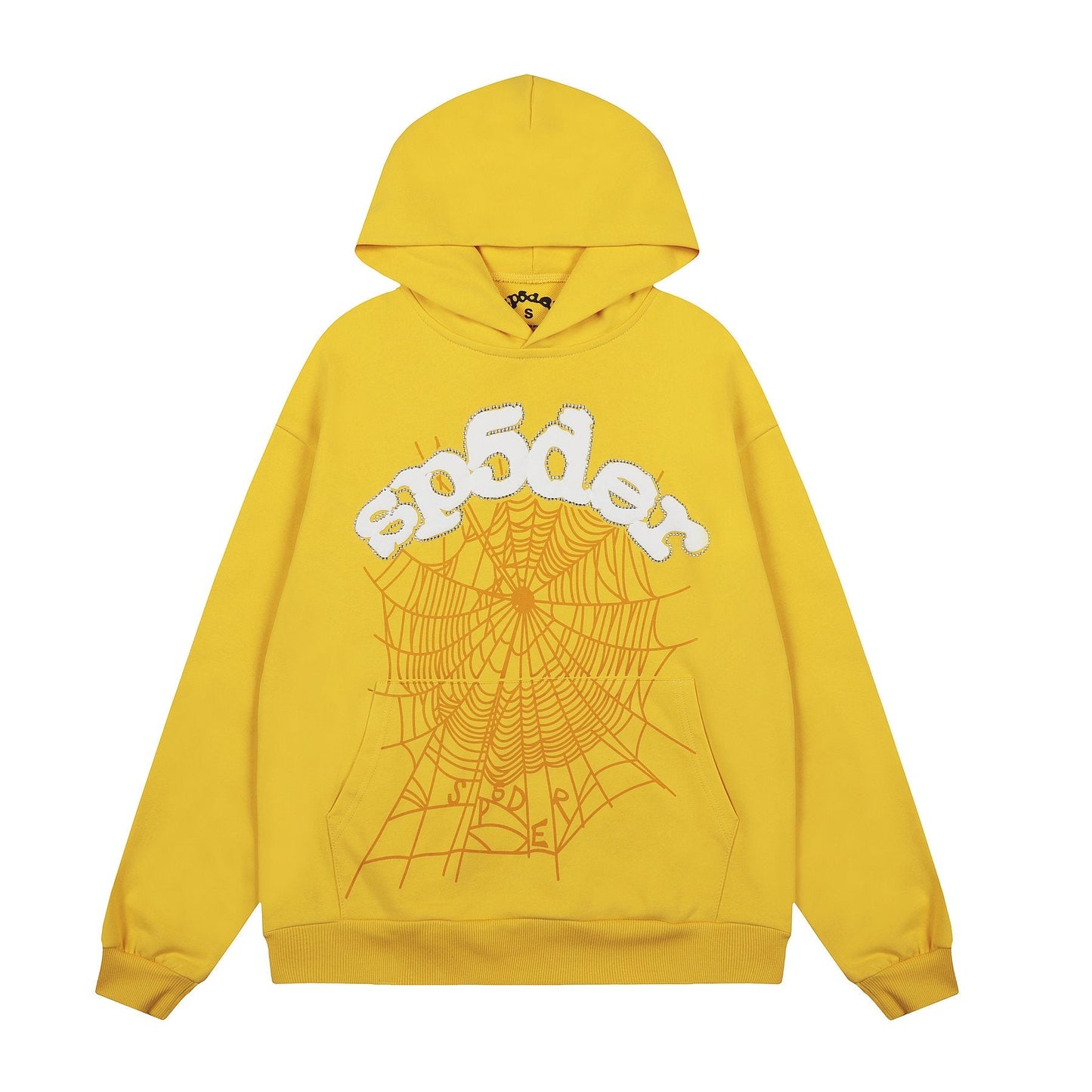 Sp5der Spiderweb Graphic Hoodie — front
