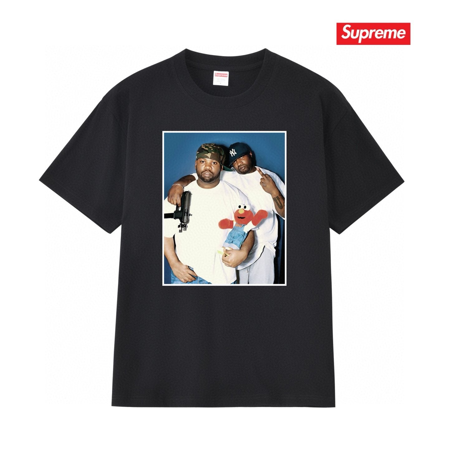 Supreme Two-Person Photo Graphic T-Shirt — front