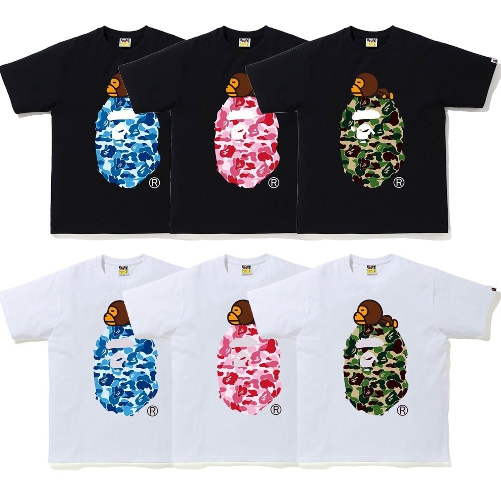 BAPE Camo Head Graphic Short-Sleeve T-Shirt — comparison
