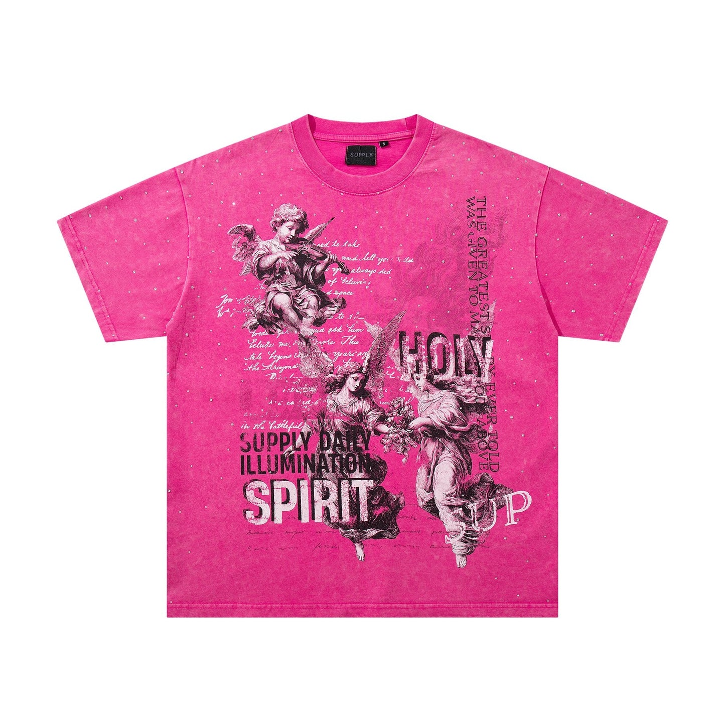 SUPPLY TEE Spirit Angel Embellished Graphic T-Shirt — hero