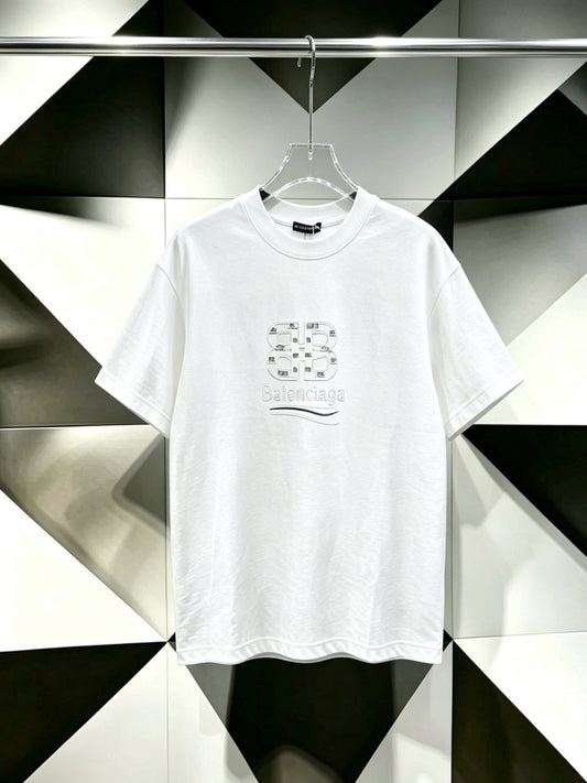 Balenciaga Logo-Panel Graphic T-Shirt — hero