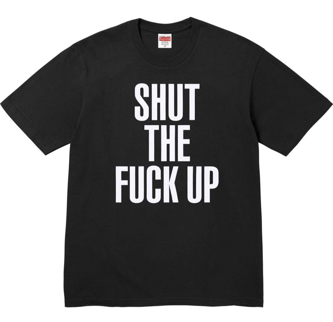 Supreme Shut The Fuck Up Graphic T-Shirt — hero