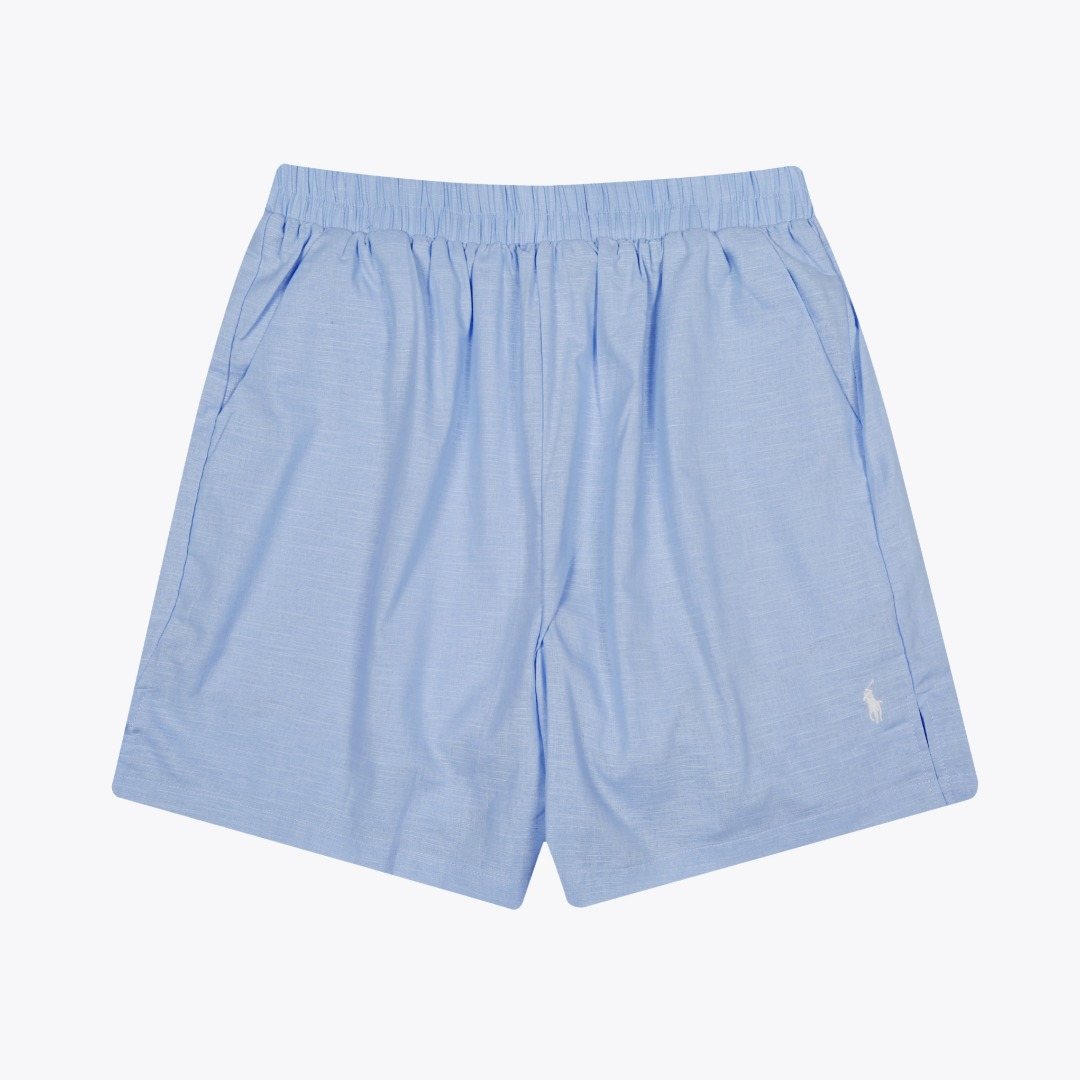 Test2-Ralph Lauren Relaxed Elastic-Waist Shorts — front