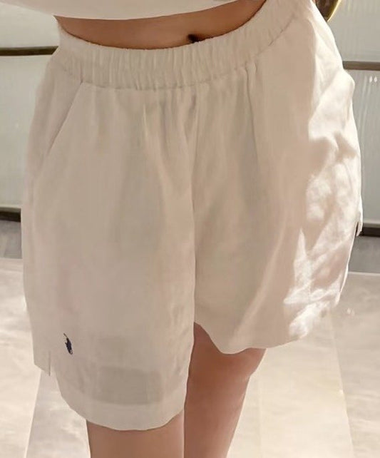 Test2-Ralph Lauren Relaxed Elastic-Waist Shorts — hero