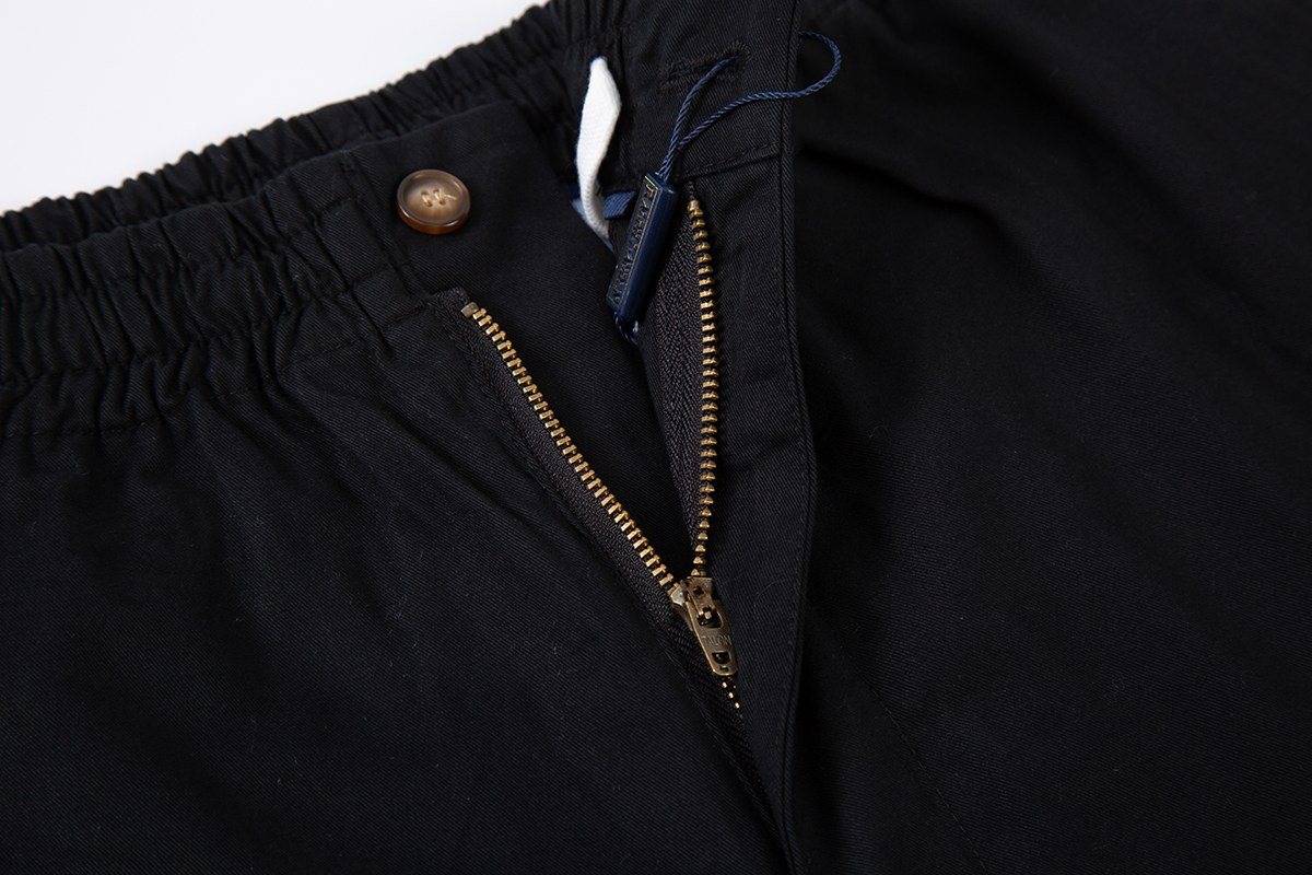 Test2-Ralph Lauren Drawstring Cotton Shorts — detail