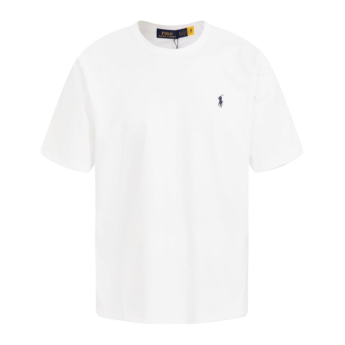 Test2-Ralph Lauren Embroidered Letter Relaxed Crewneck T-Shirt — front