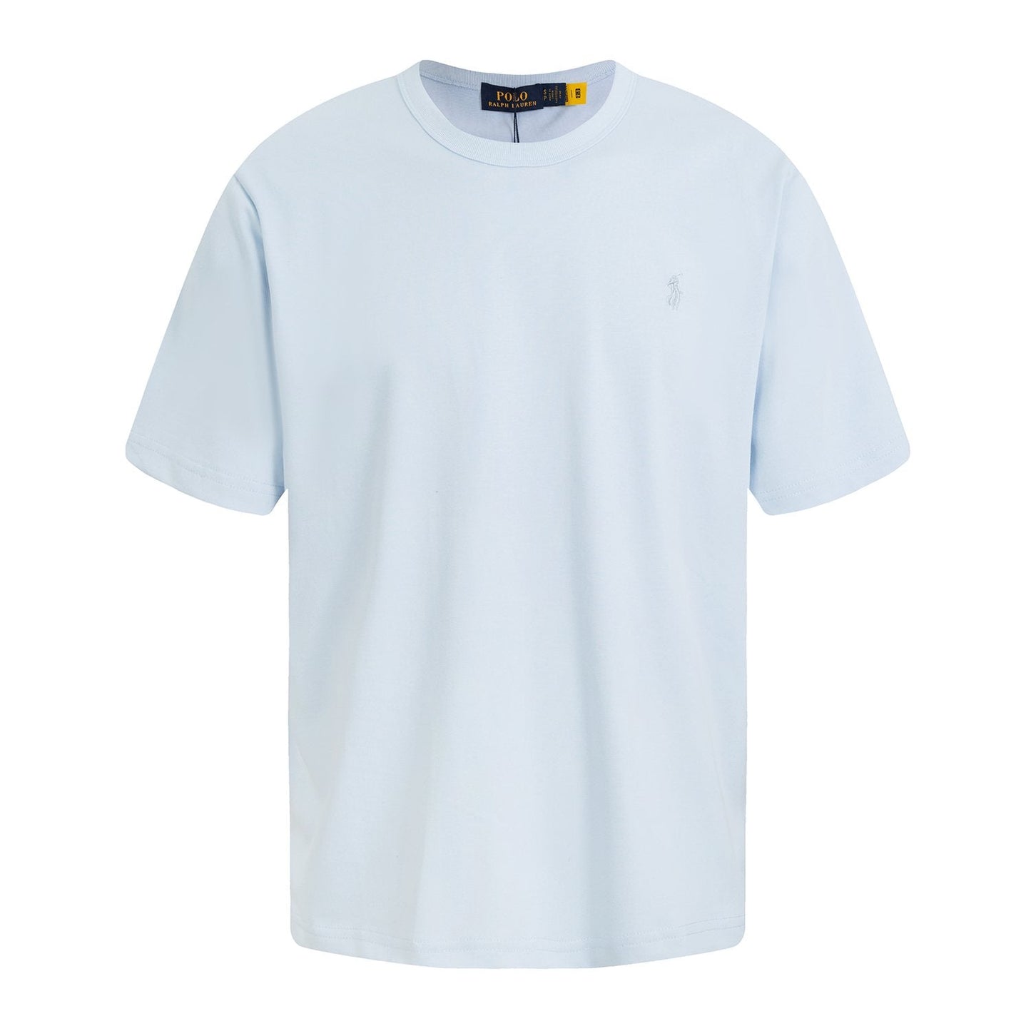 Test2-Ralph Lauren Embroidered Letter Relaxed Crewneck T-Shirt — front