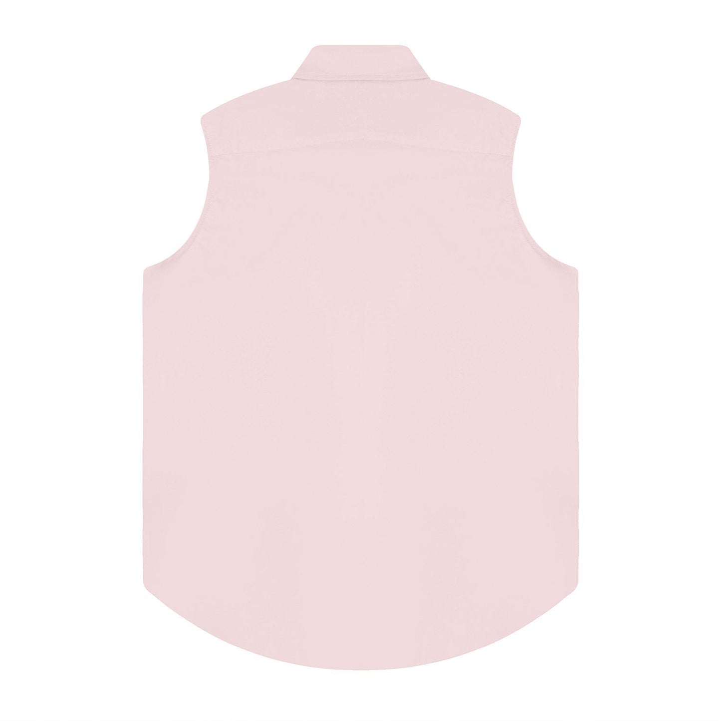 Test2-Ralph Lauren Sleeveless Oxford Button-Front Shirt — back