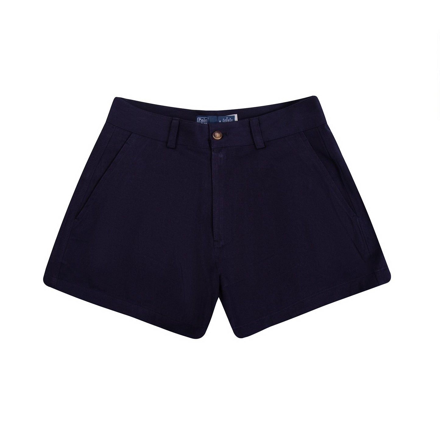 Test2-Ralph Lauren Women's Cotton Twill A-Line Tailored Shorts — front