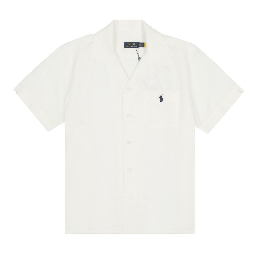 Test2-Ralph Lauren Camp Collar Pocket Shirt — front