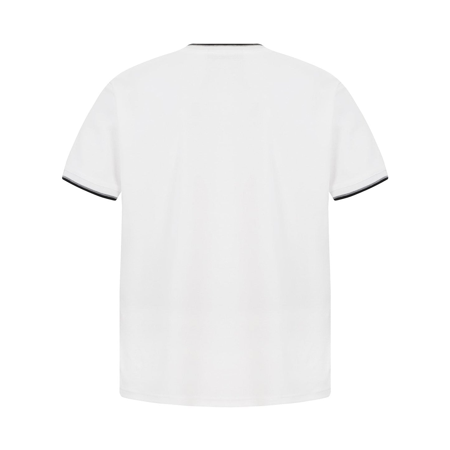 Test2-Ralph Lauren Contrast-Trim Piqué Crewneck T-Shirt — back